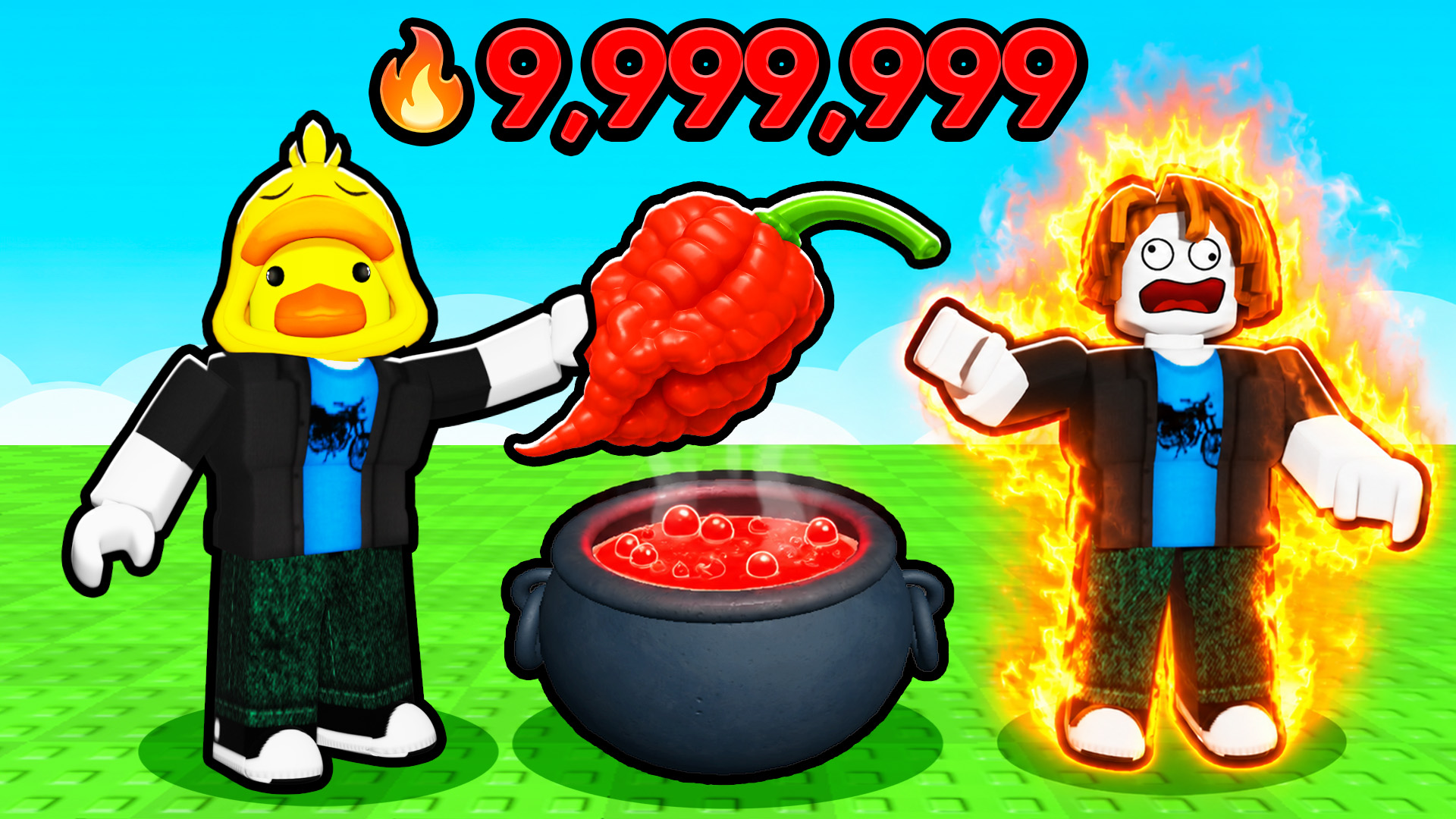 I Made WORLD'S HOTTEST Hot Sauce in Roblox! thumbnail