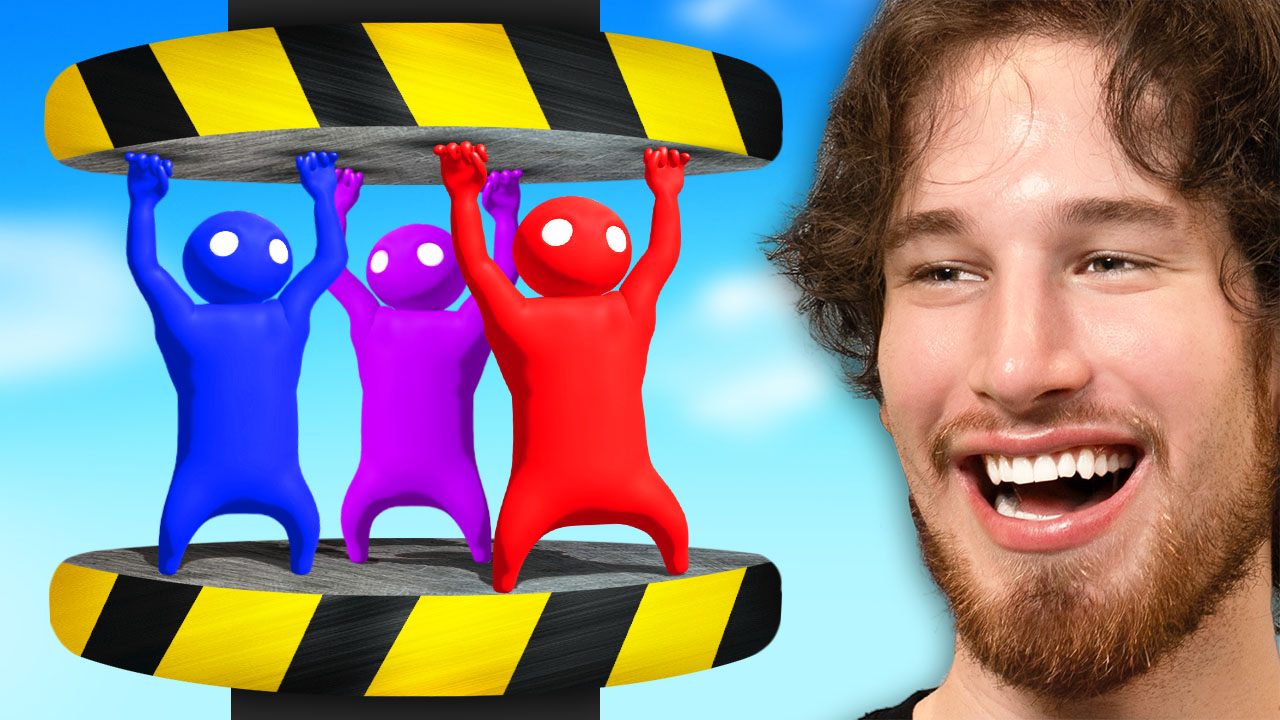 Risking My Friends Lives in Gang Beasts! thumbnail
