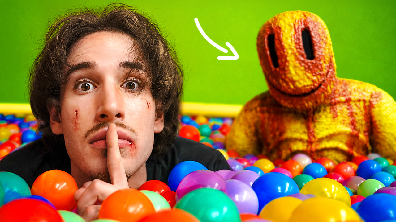 I made the Backrooms in Real Life thumbnail